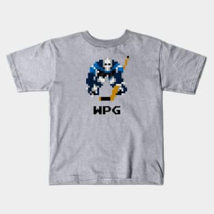 16-Bit Hockey Goalie - Winnipeg Kids T-Shirt